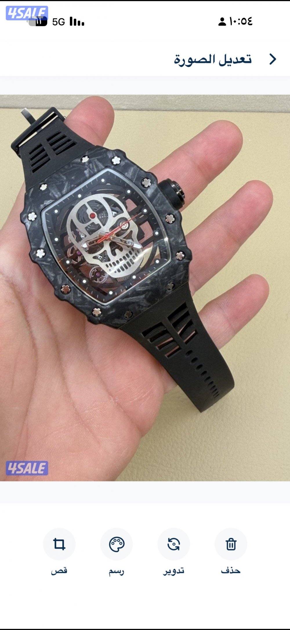 للبيع ساعه سكيلتون ماركه skull اصليه0
