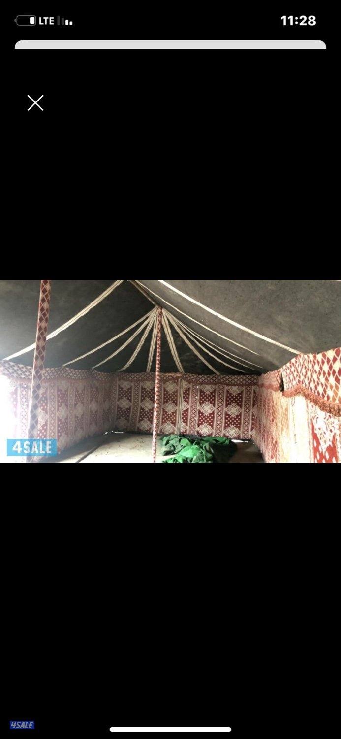 للبيع بيت شعر 5*9 محزون غير مستعمل سعودي +خزان ماي مستخدم نظيف1