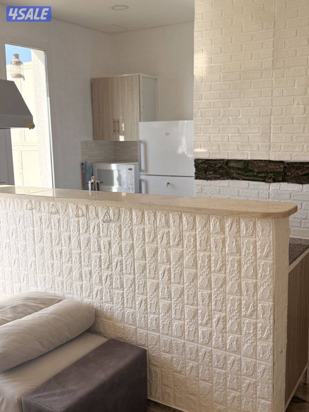 شقه غرفتين وصالة وحمام ٢ مطبخ تحضري  دور ثاني حمام سباحة مشترك6