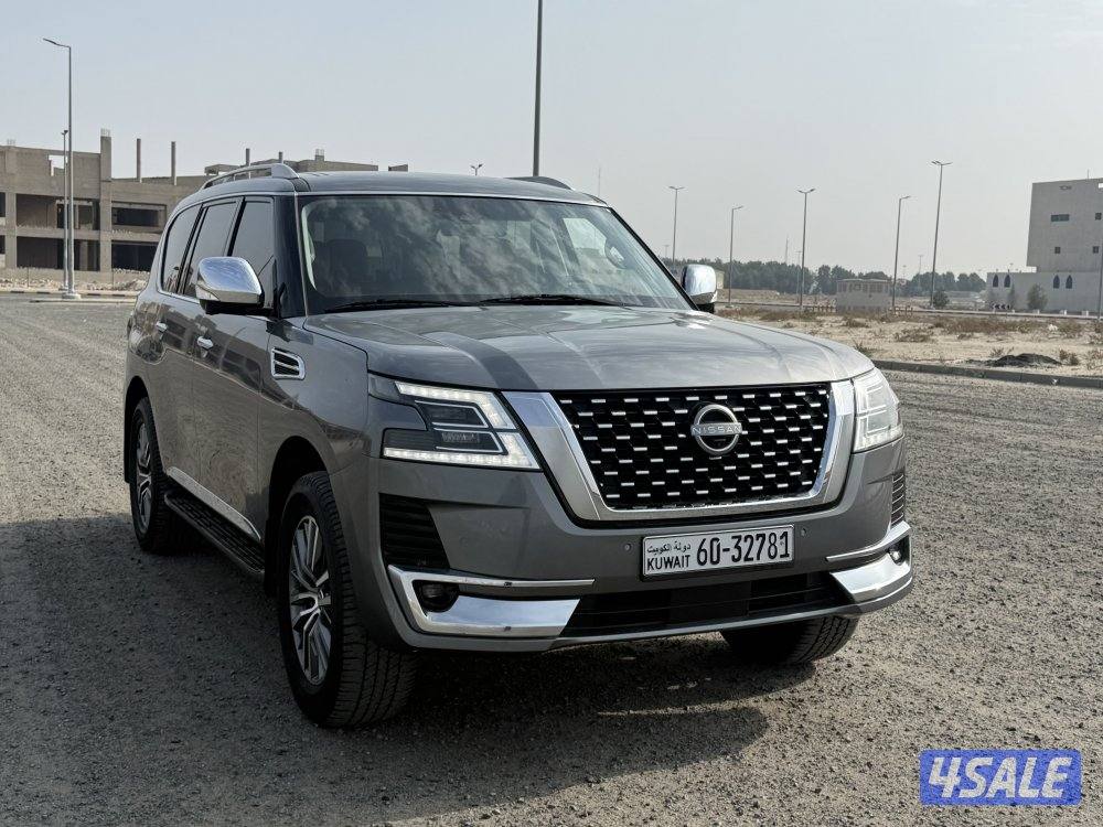 للبيع باترول بلاتنيوم سيتى 2021 صبغ الوكاله1