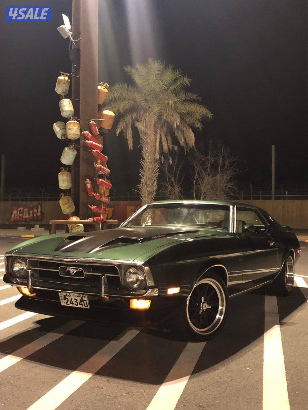 فورد موستنج ١٩٧٢ محرك ٨ سلندر اتوماتيك رينجات امريكان ريسنق3