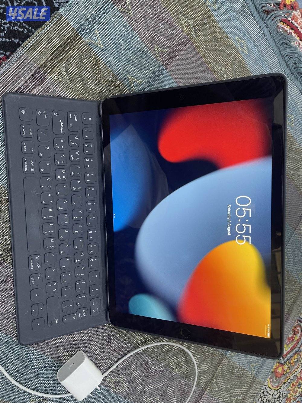 ايباد ابل برو 12.9 انش 128 قيقا خط شريحة مو مصلح موديل 2017 مع كيبورد10