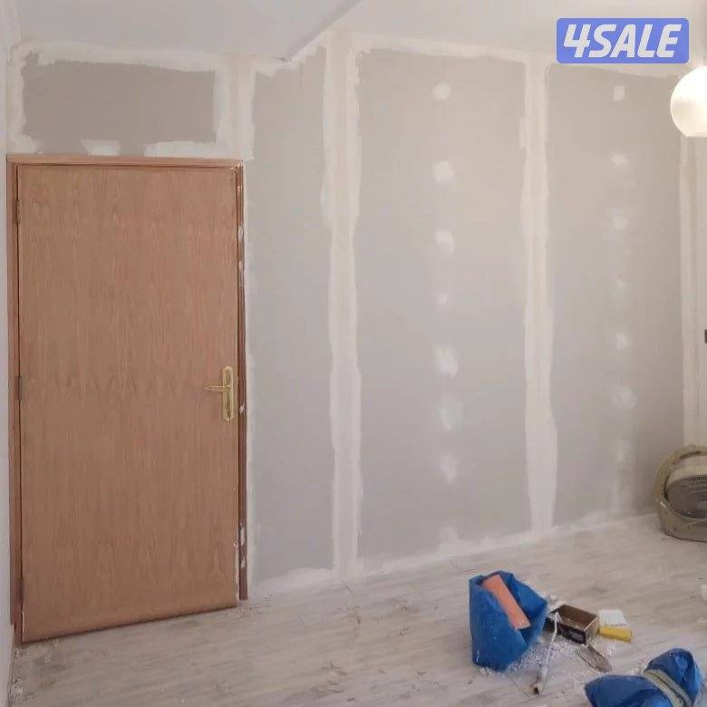 ديكور جبس جبسون بورد بارتش باب خشب1