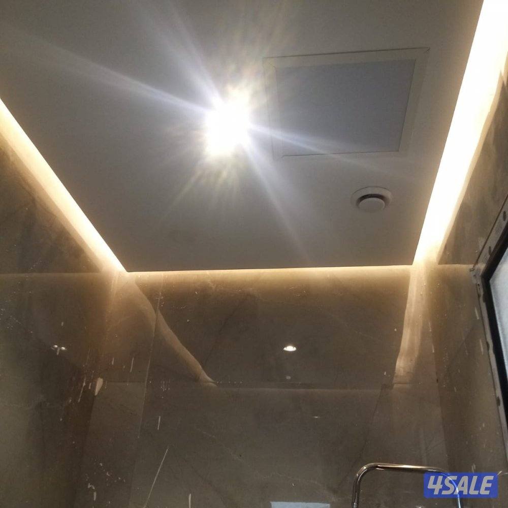 ديكور جبس جبسون بورد بارتش باب خشب3