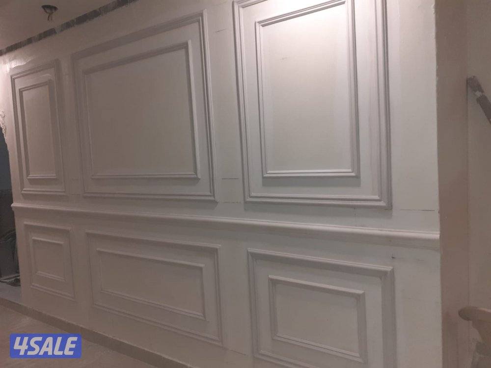 ديكور جبس جبسون بورد بارتش باب خشب6