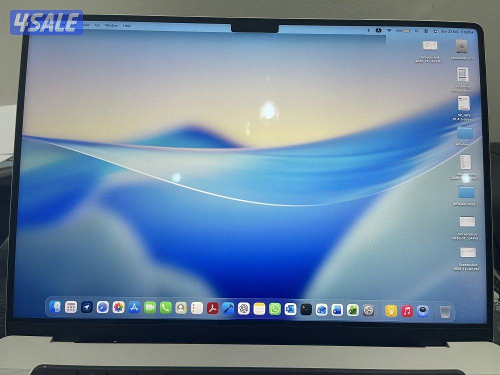 Apple MacBook Pro M1 for sale 512HD 16 GRAM 16 Inch Screen excellent C3