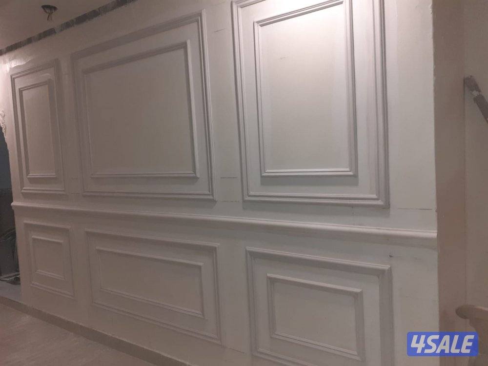 ديكور جبس جبسون بورد بارتش باب خشب7