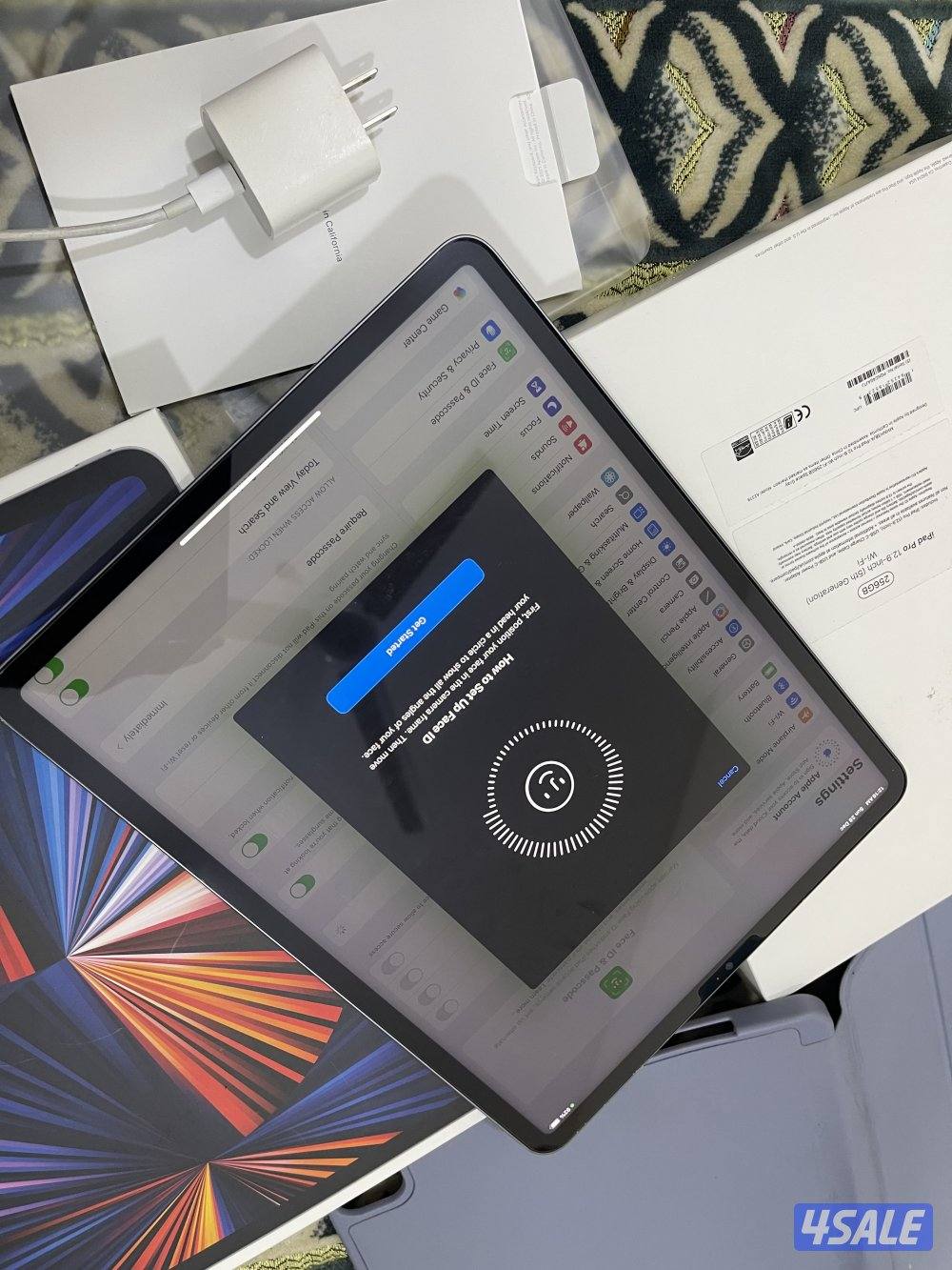 ايباد ابل برو 12.9 انش 256 قيقا الجيل الخامس ام ون نظيف مو مصلح مستعمل6