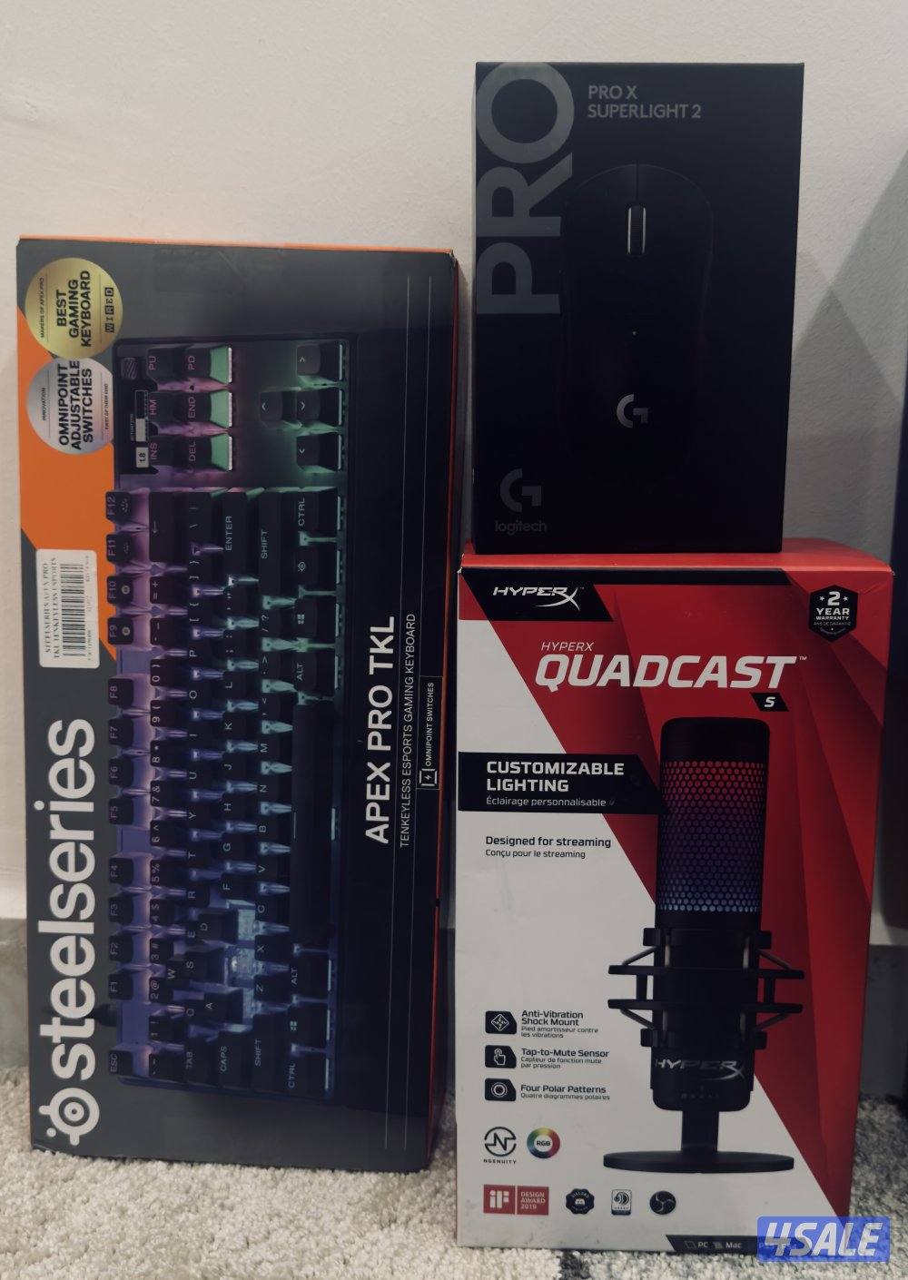 للبيع ماوس وكيبورد ومايك قمة النظافة0