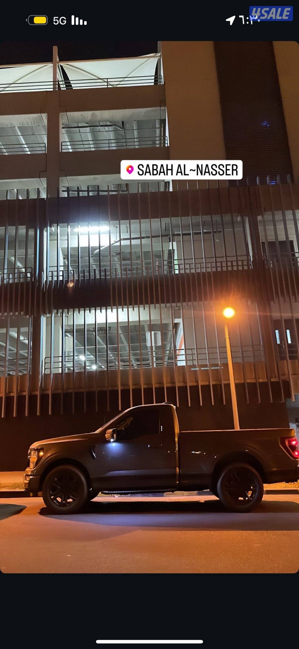 وانيت f-150 غماره اللون smok سلفر موديل ٢٠٢١ الفئه سبورت1