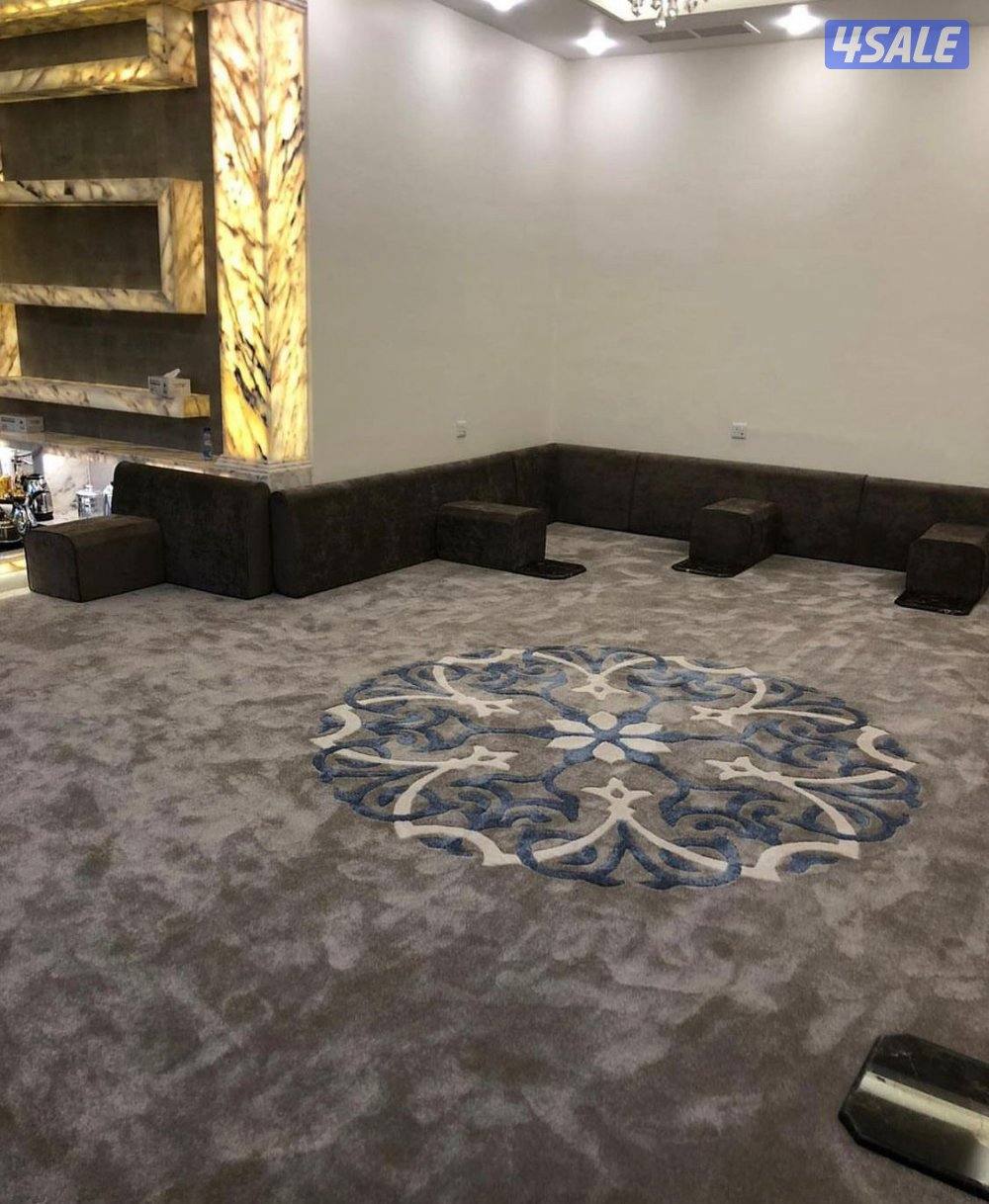 سجاد موكيت مساند ضهر نقشات حفر يدوي يدوي3