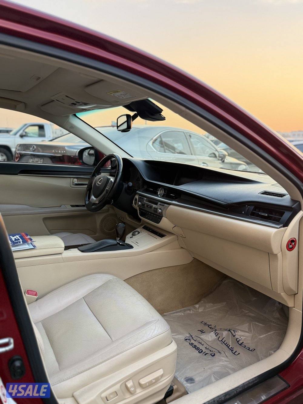 لكزس ES 2015 بحاله الوكاله وشرط الفحص بلكامل6