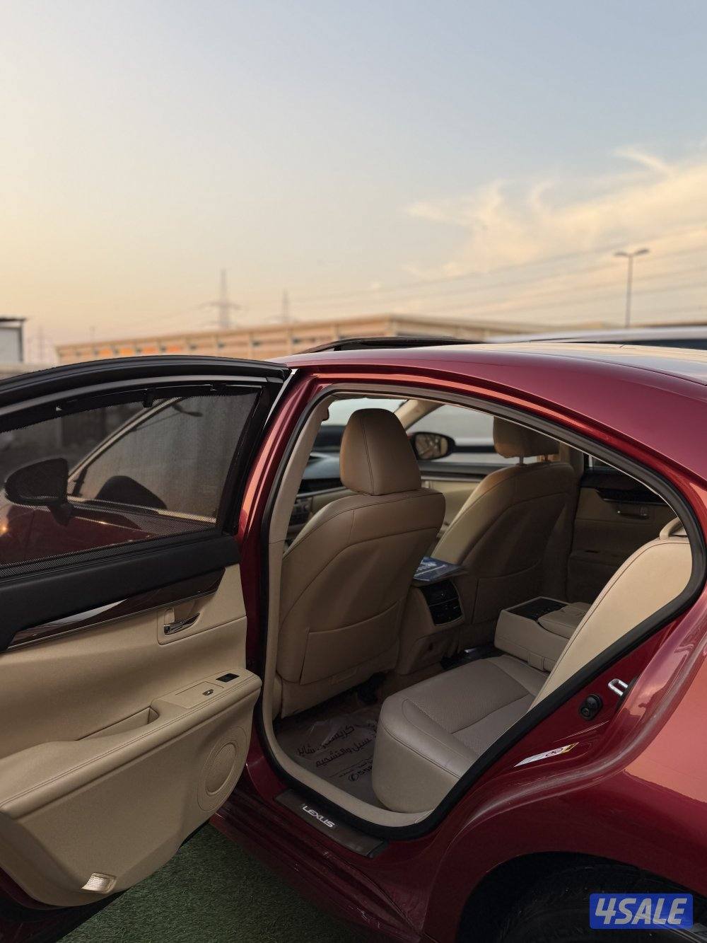 لكزس ES 2015 بحاله الوكاله وشرط الفحص بلكامل8