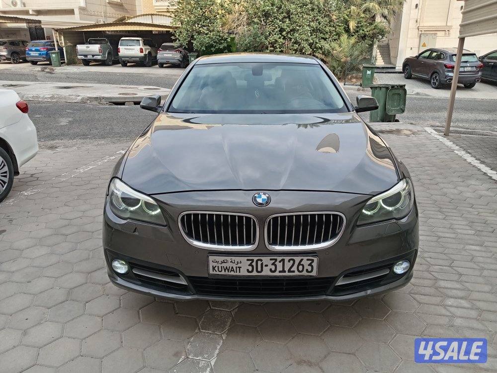 للبيع بي ام حجم 520 موديل 20143