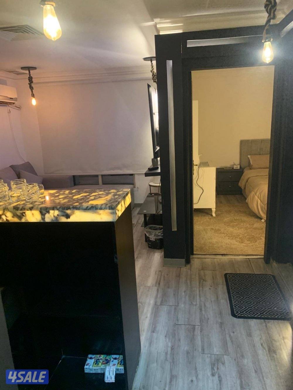 شقق للايجار خلو غرفة وصالة ومطبخ وحمام تشطيب سوبر لوكس3