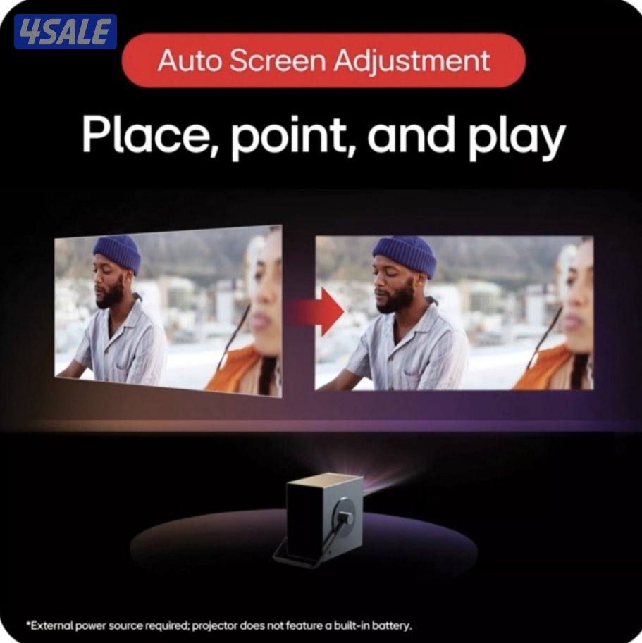 LG CineBeam Q HU710PB 4K Smart Projector + Stand3