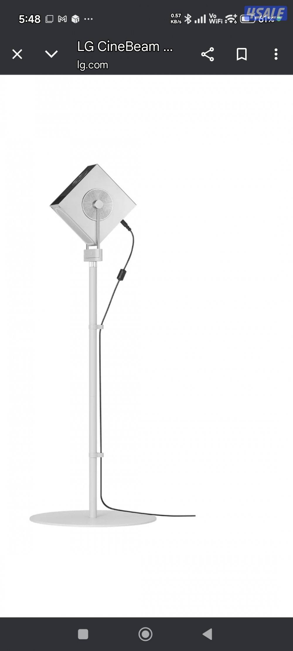 LG CineBeam Q HU710PB 4K Smart Projector + Stand13