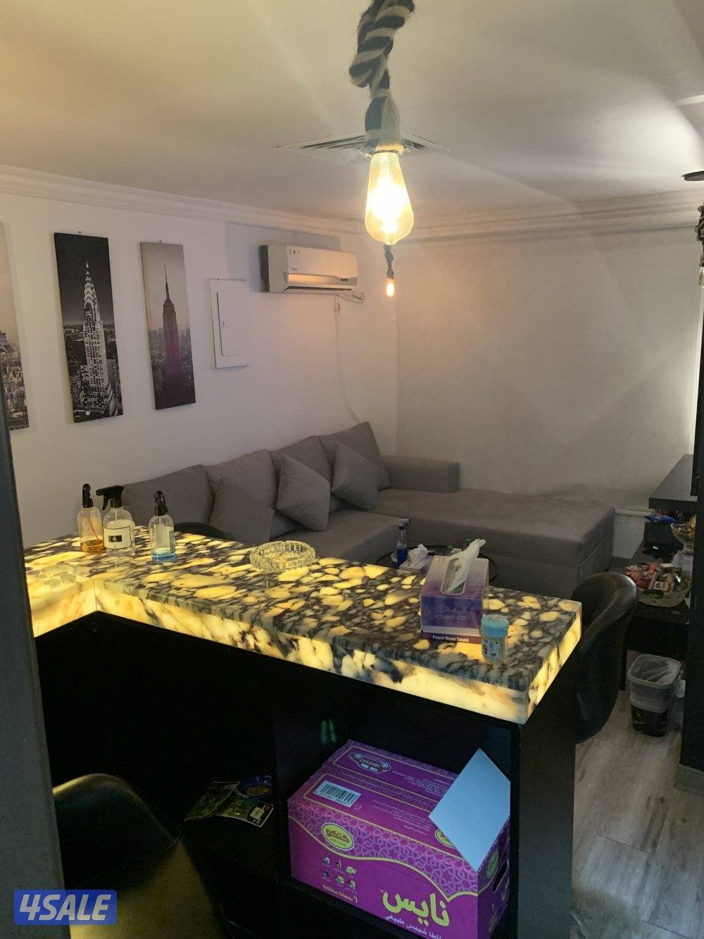شقق للايجار خلو غرفة وصالة ومطبخ وحمام تشطيب سوبر لوكس2