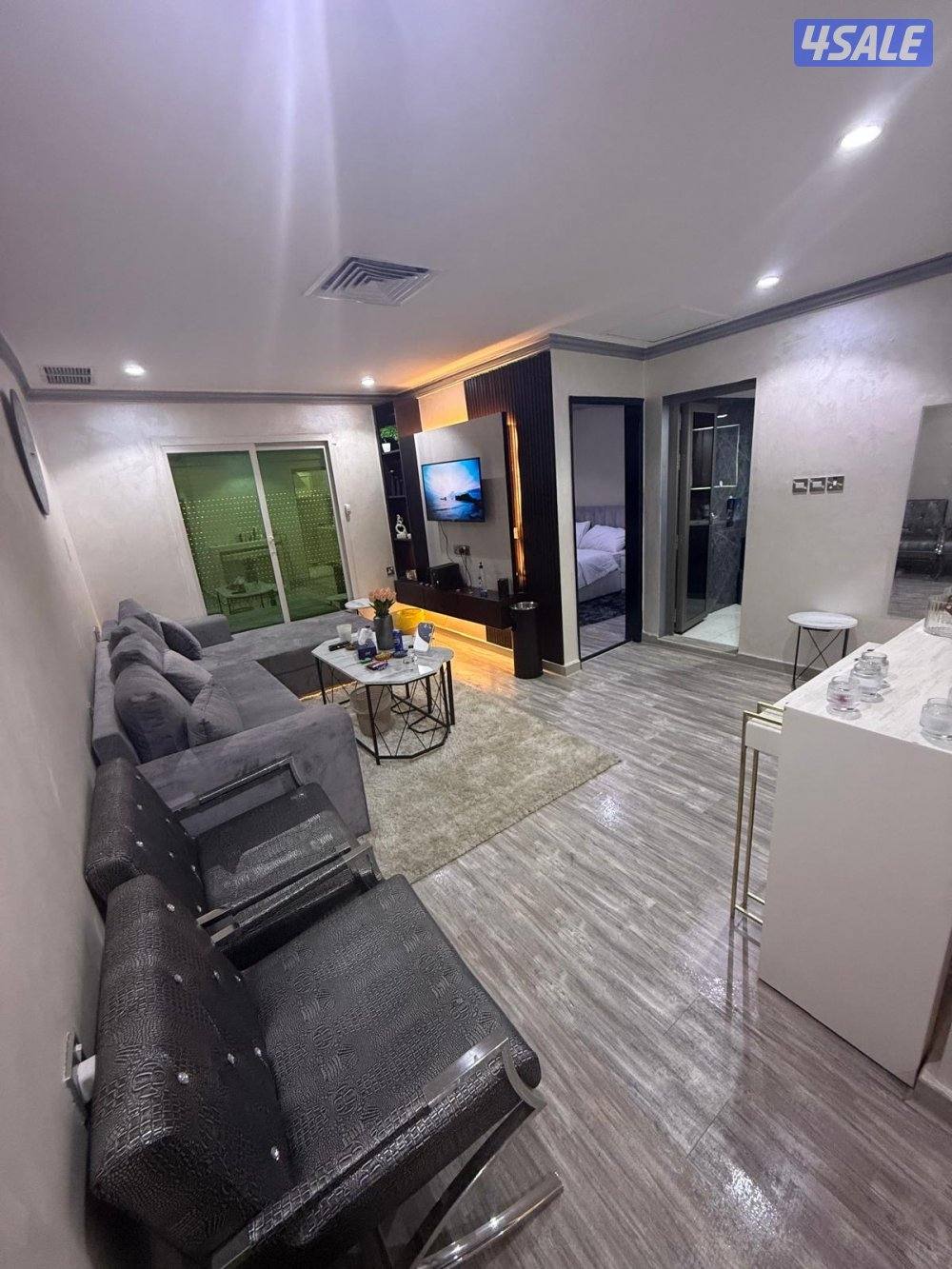 شقق للايجار خلو غرفة وصالة ومطبخ وحمام تشطيب سوبر لوكس10