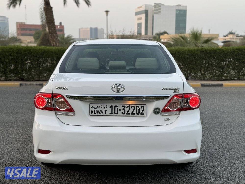 تويوتا كرولا موديل 2011 عداد 146 بحاله الوكاله4