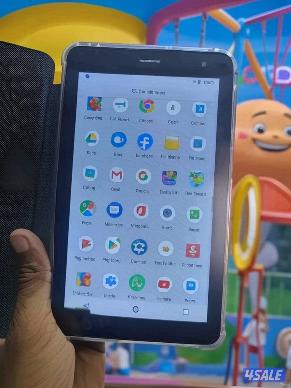 تابلت اطفال باللون الازرق 8 إنش11