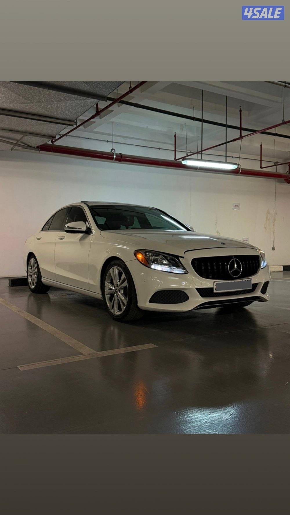 مرسيدس c300 شرط الفحص وارد امريكا2018 مو محتاجة ولا دينار4