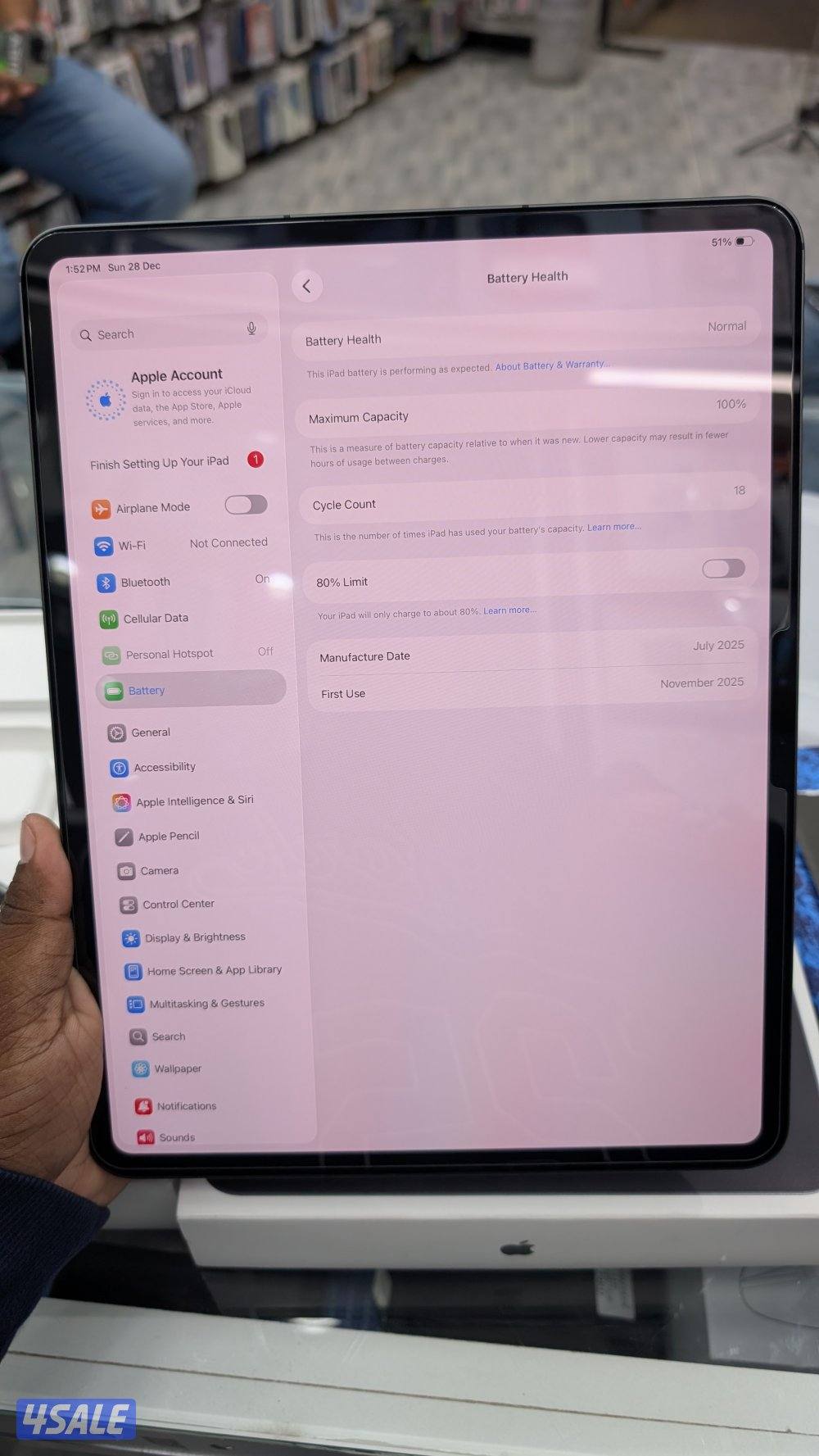 Apple iPad pro M5 ( cellular)3