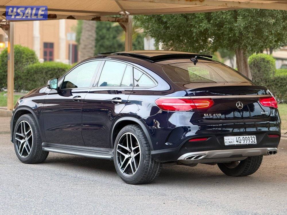 للبيع : مرسيدس GLE450 موديل : 2016 عداد : 158 الف3