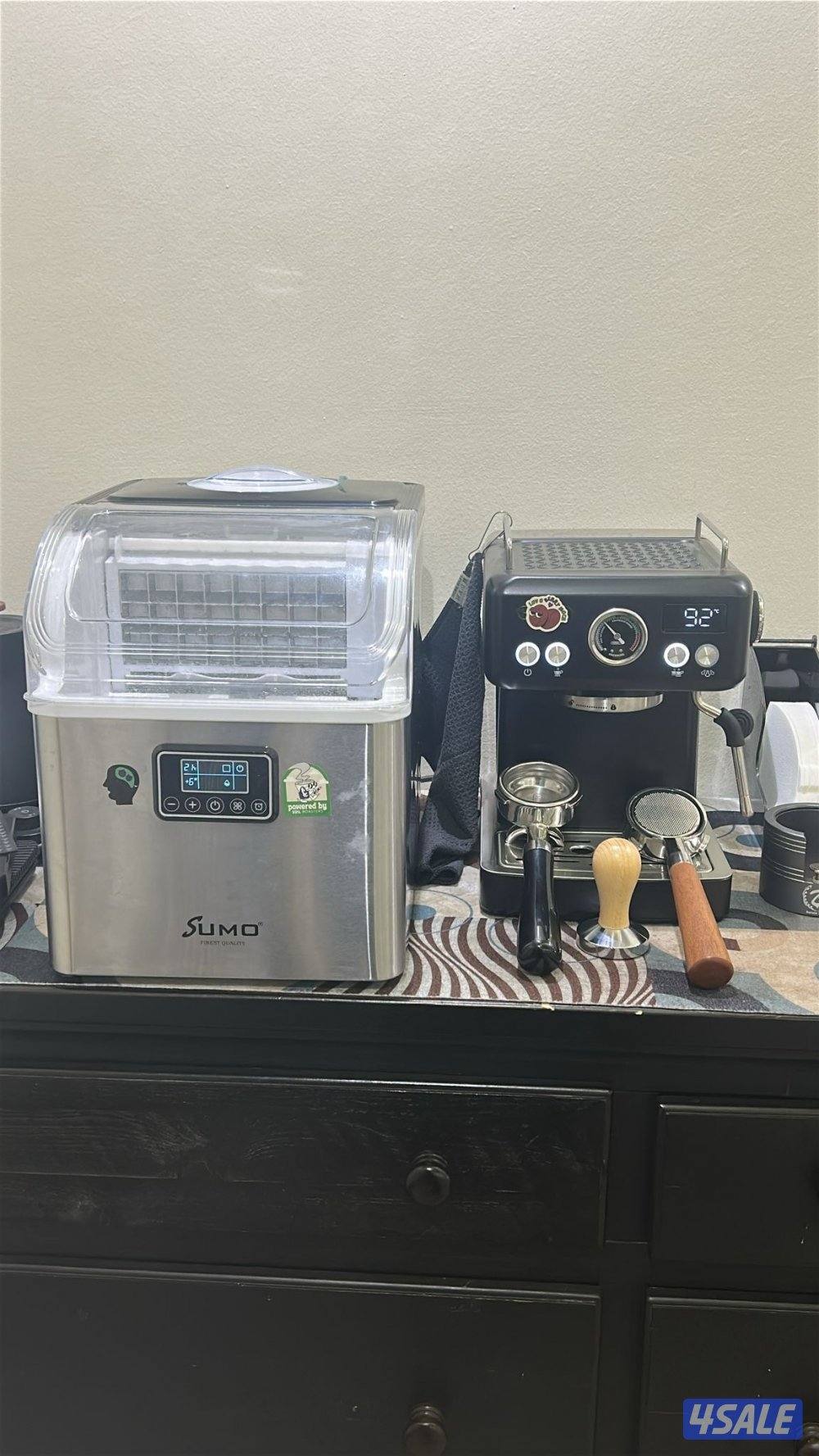 مكينه ثلج و مكينه اسبريسو1