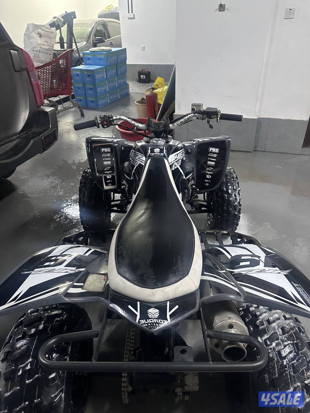 YFZ450 للبيع مع عربانة1