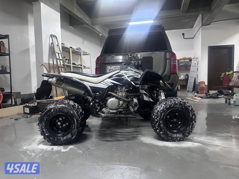 YFZ450 للبيع مع عربانة4