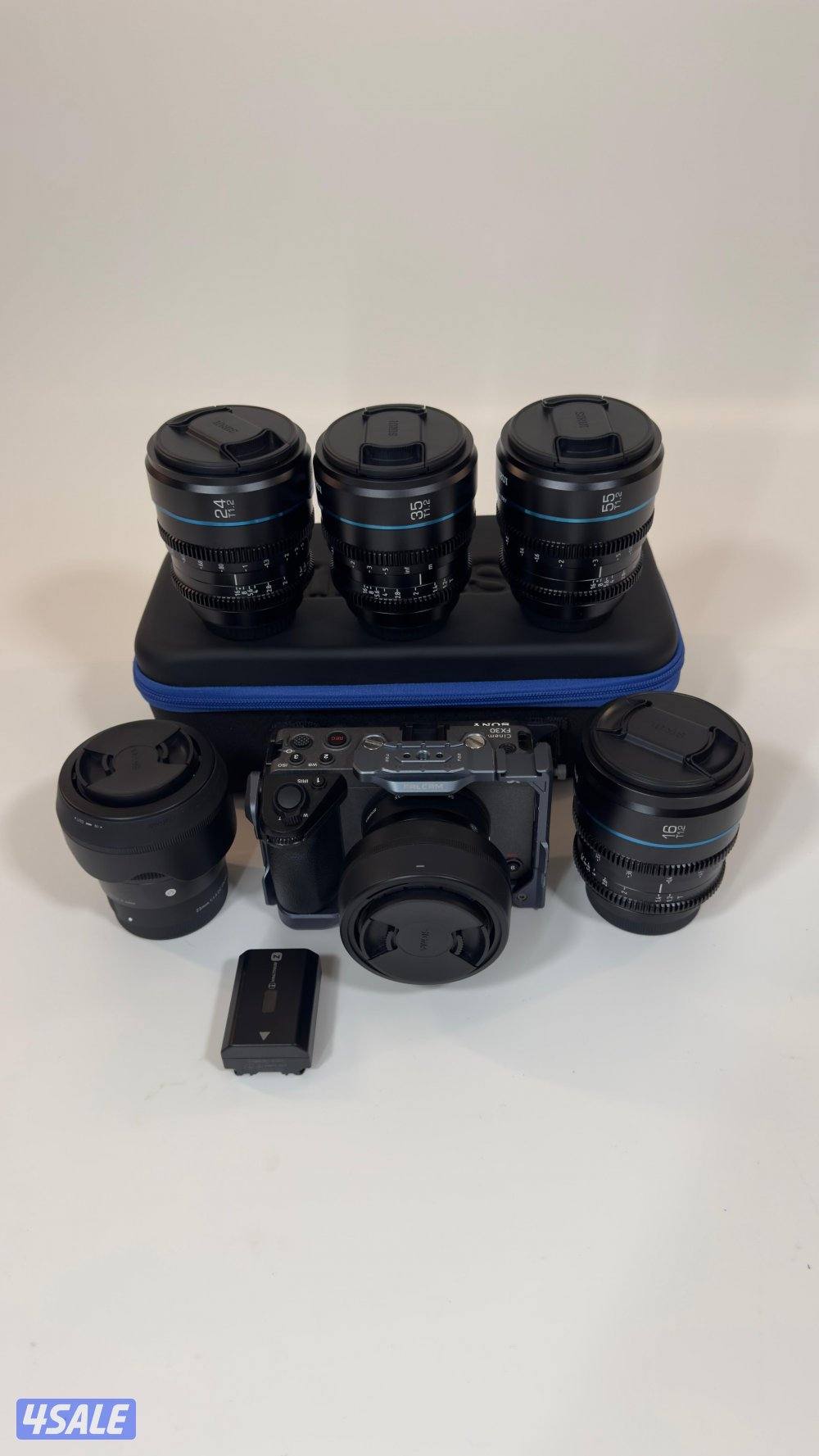 SONY ILME-FX30B DIGITAL CINEMA CAMERA + 6 Lens cinmatic0