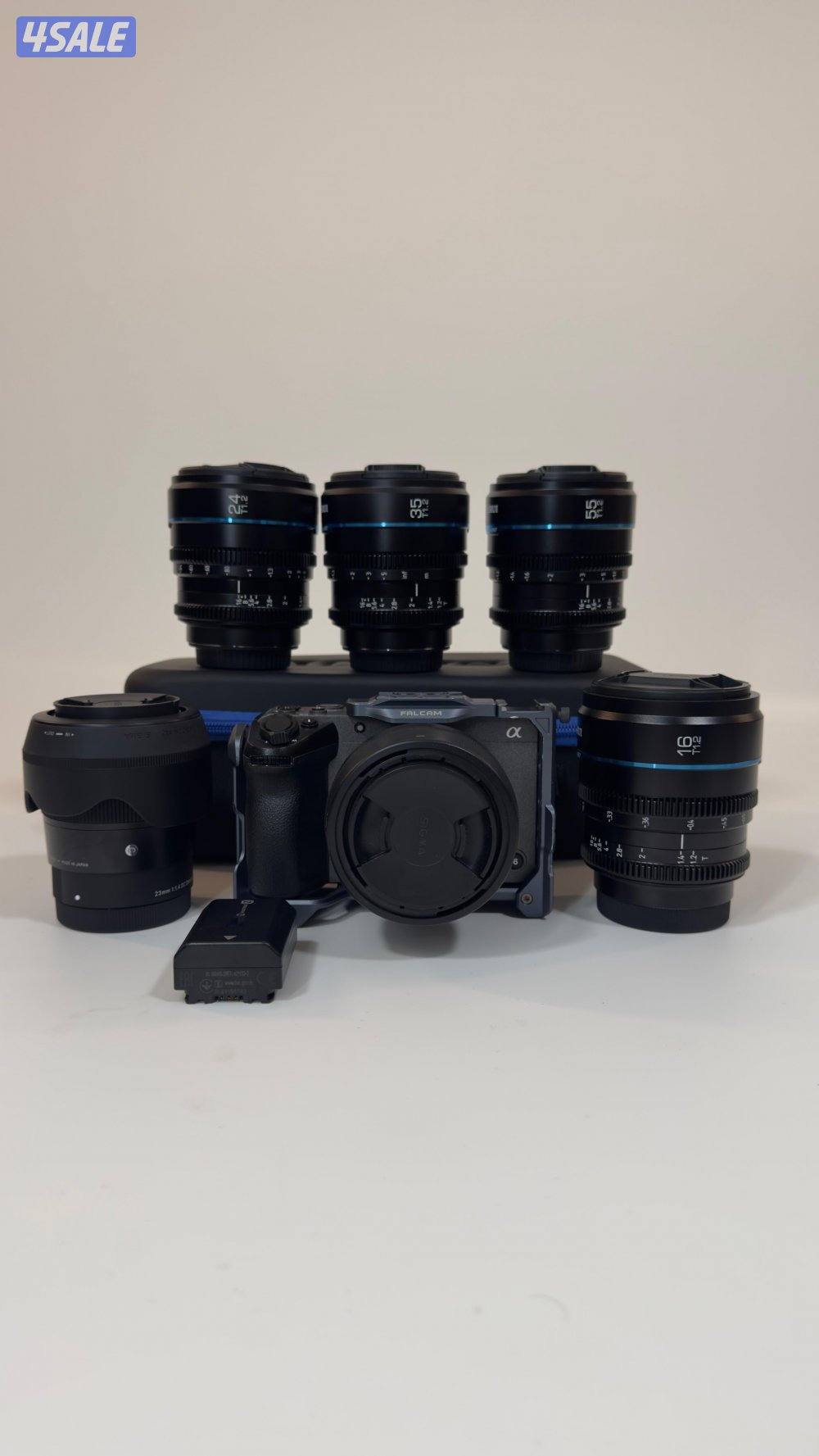 SONY ILME-FX30B DIGITAL CINEMA CAMERA + 6 Lens cinmatic5