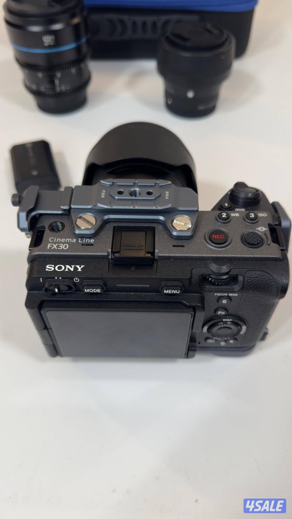 SONY ILME-FX30B DIGITAL CINEMA CAMERA + 6 Lens cinmatic7