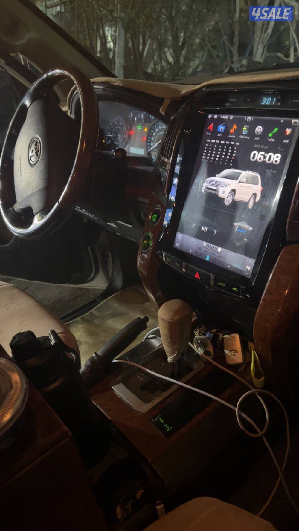 للبيع لاند كروزر موديل ٢٠٠٨ ماشي ٣٢٨ الف شرط الفحص قير ومكينه وشاصي3