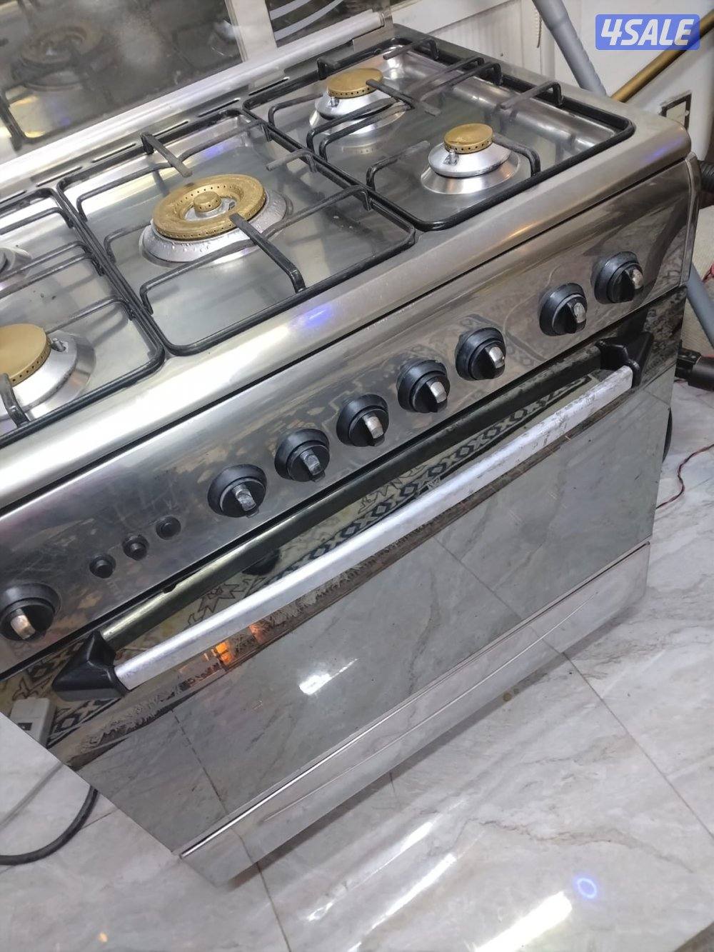 تكنوجاز إيطالي ٨٠ف٦٠ غطاء زجاجي مفاتيح اصليه نار زرقا وصافيه باب محكم2