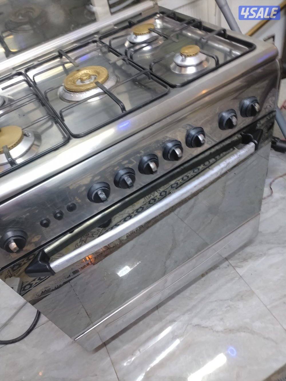 تكنوجاز إيطالي ٨٠ف٦٠ غطاء زجاجي مفاتيح اصليه نار زرقا وصافيه باب محكم3