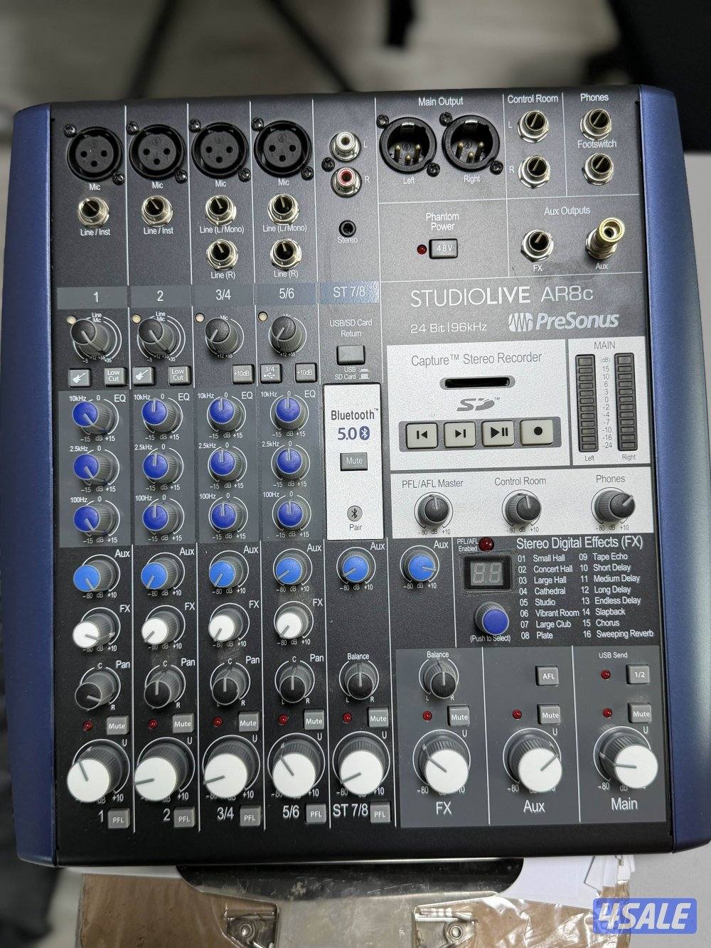 PRESONUS MIXER WITH DIGITAL EFFWCTS0