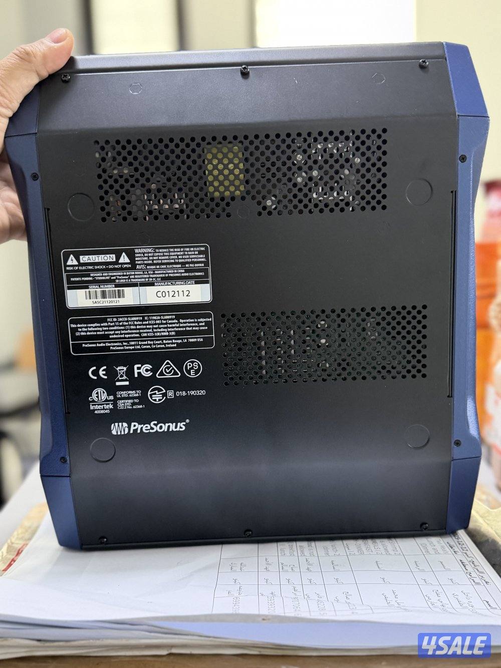 PRESONUS MIXER WITH DIGITAL EFFWCTS5