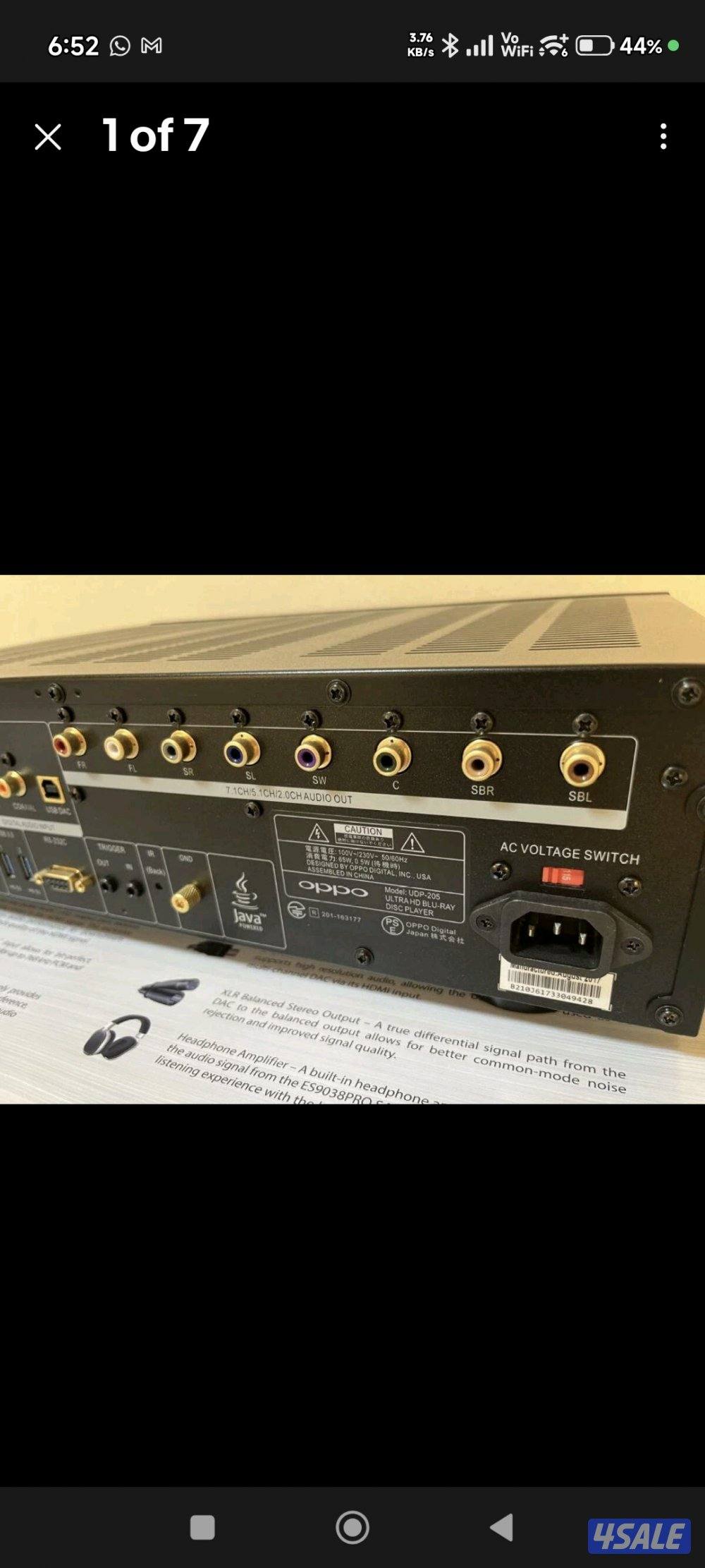 OPPO UDP-205 4K Ultra HD Blu-ray Disc Player2