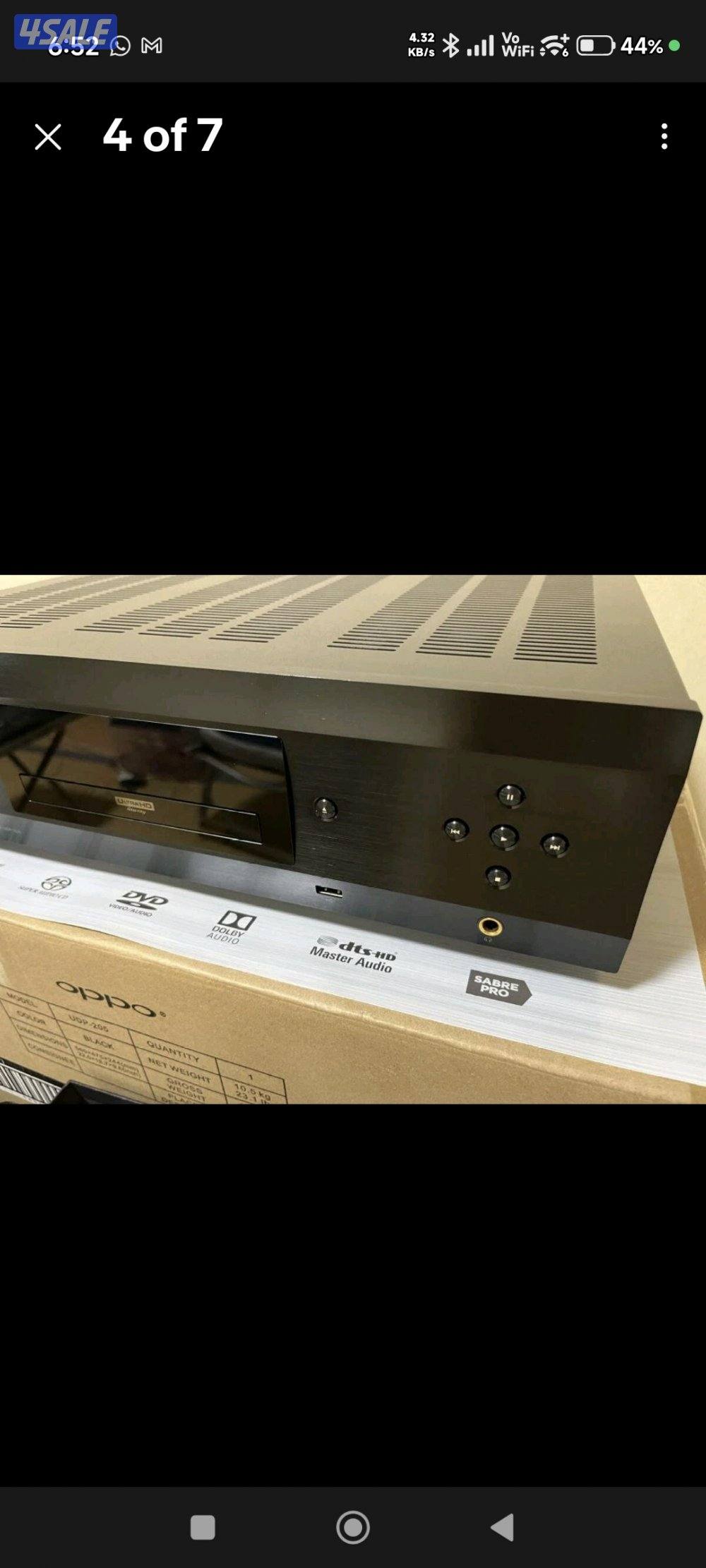 OPPO UDP-205 4K Ultra HD Blu-ray Disc Player1