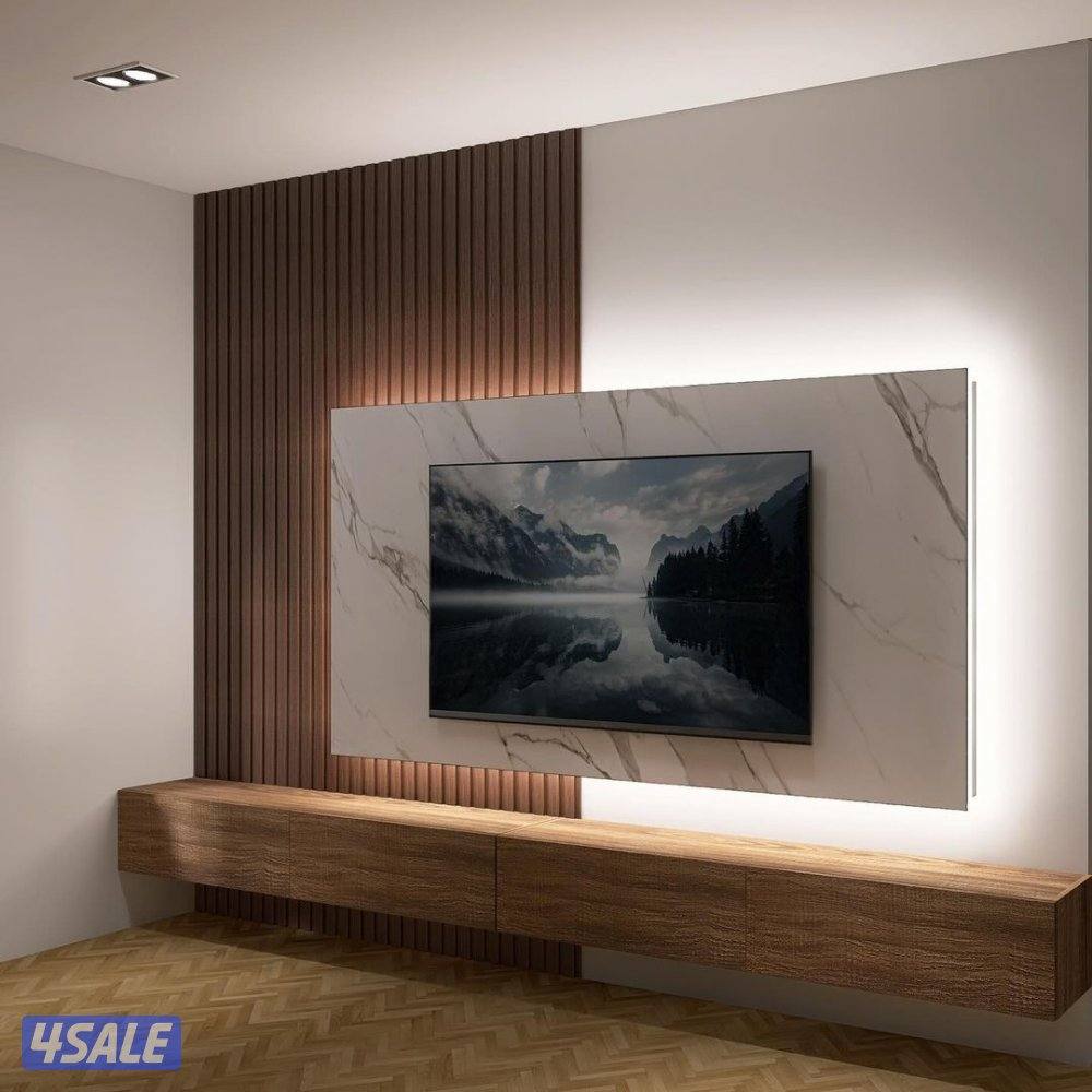 اثاث غرف نوم مودرن ديكورات غرف النوم صالة استقبال باركيه ورق جدران10