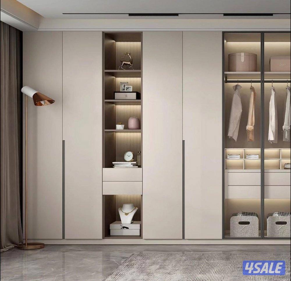 اثاث غرف نوم مودرن ديكورات غرف النوم صالة استقبال باركيه ورق جدران11