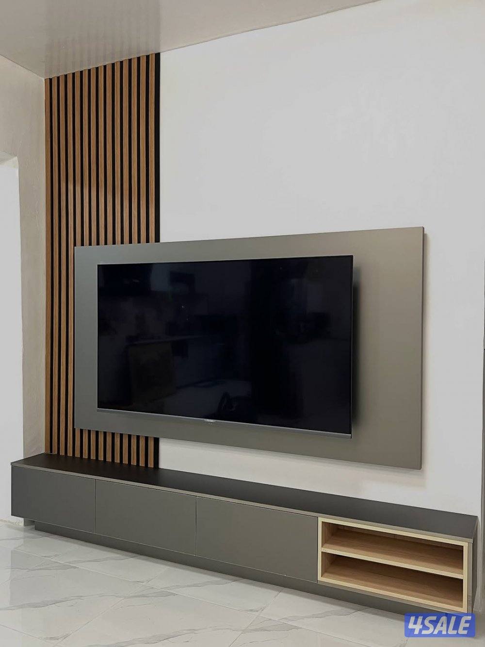 اثاث غرف نوم مودرن ديكورات غرف النوم صالة استقبال باركيه ورق جدران13