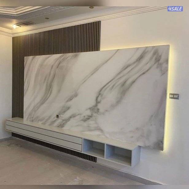 اثاث غرف نوم مودرن ديكورات غرف النوم صالة استقبال باركيه ورق جدران12