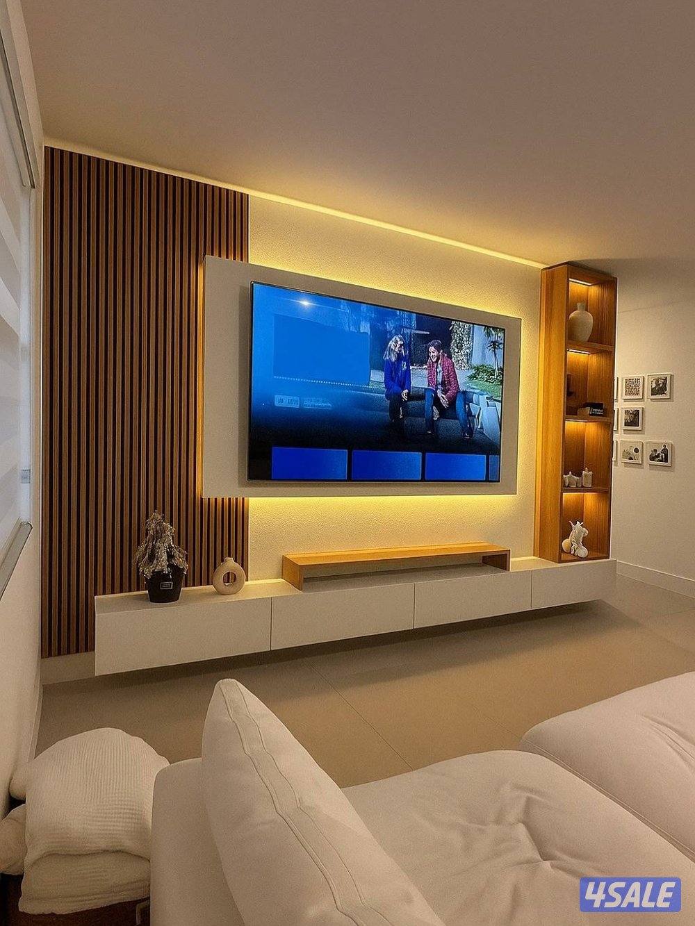 اثاث غرف نوم مودرن ديكورات غرف النوم صالة استقبال باركيه ورق جدران14