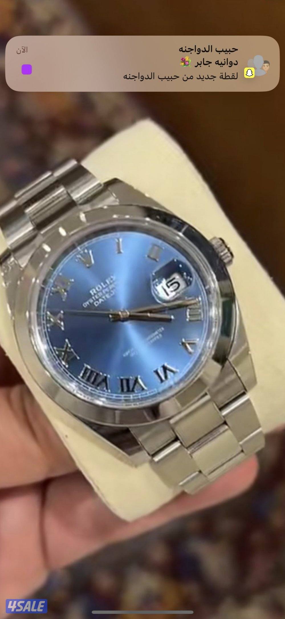 روليكس ديجست جديدة ٢٠٢٥ غيرمستعملة جوبلي لون ازرق ارقام لاتيني ٤١ ستيل1