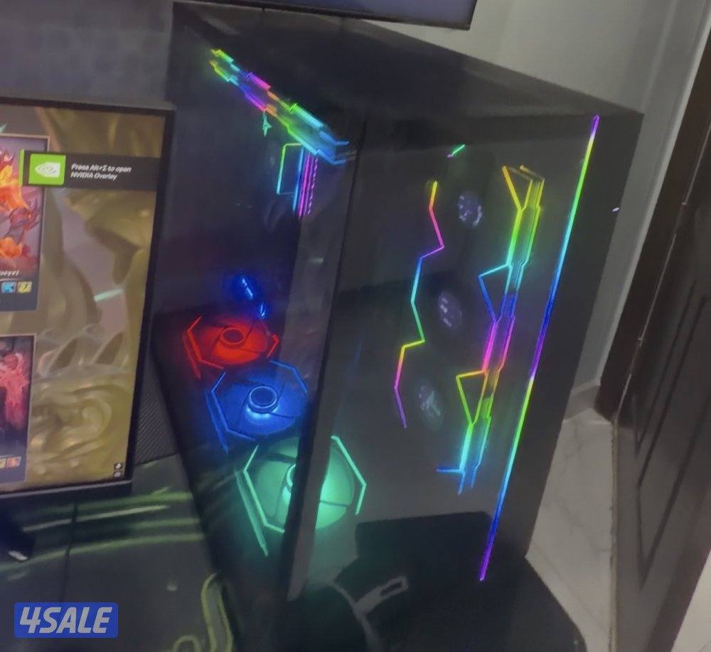 للبيع بي سي مستعمل خفيف 5080 و ryzen7 و شاشة 2k1