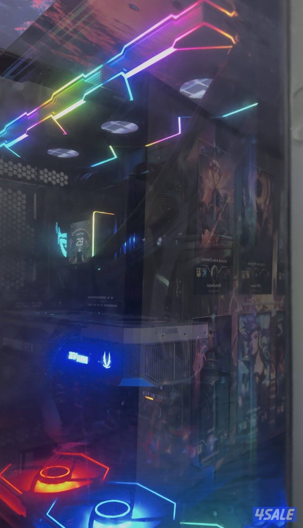 للبيع بي سي مستعمل خفيف 5080 و ryzen7 و شاشة 2k2