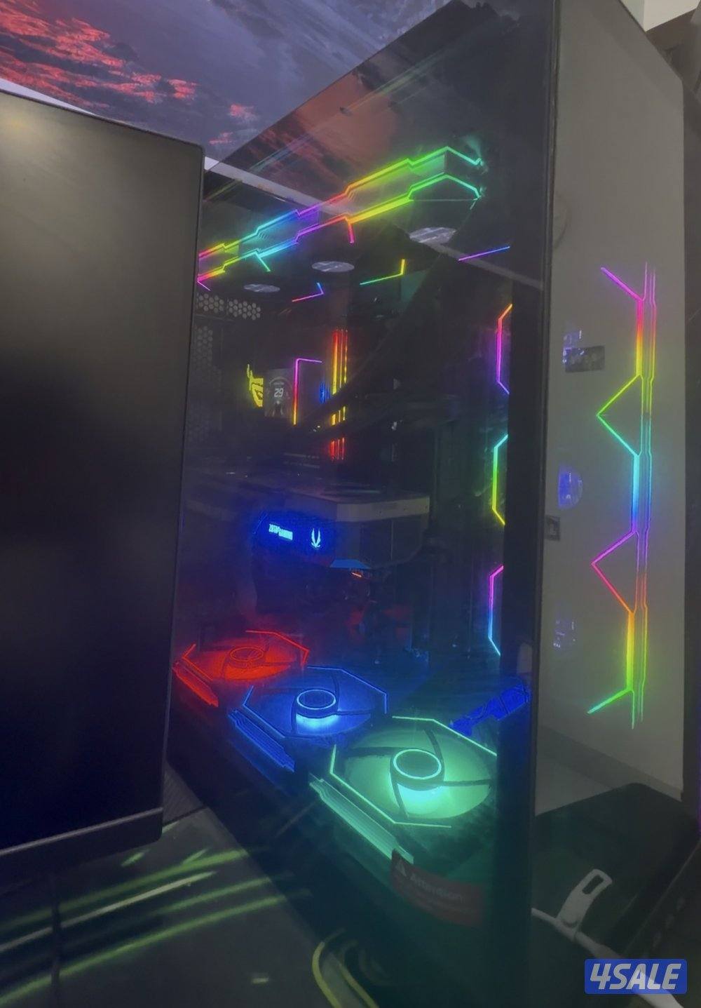 للبيع بي سي مستعمل خفيف 5080 و ryzen7 و شاشة 2k4